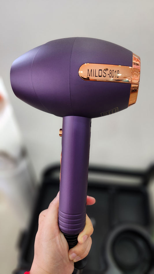 ម៉ាស៊ីនផ្លុំសក់(ស្វាយ) / Hair Dryer Milos8018
