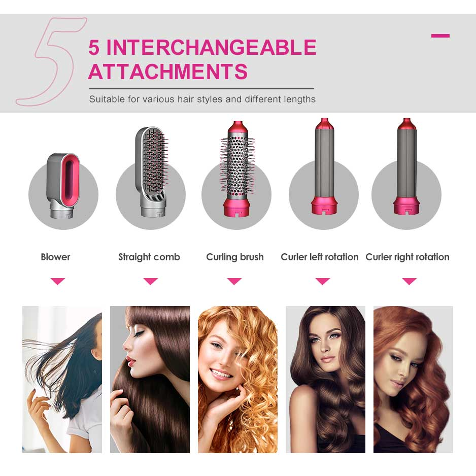 WMARK NG-1000 5 in 1 Hot Air Styler