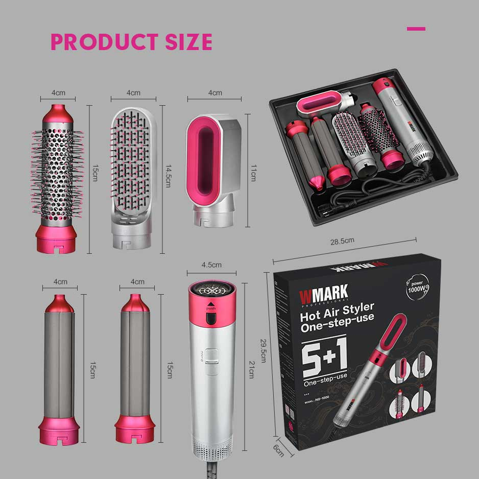 WMARK NG-1000 5 in 1 Hot Air Styler