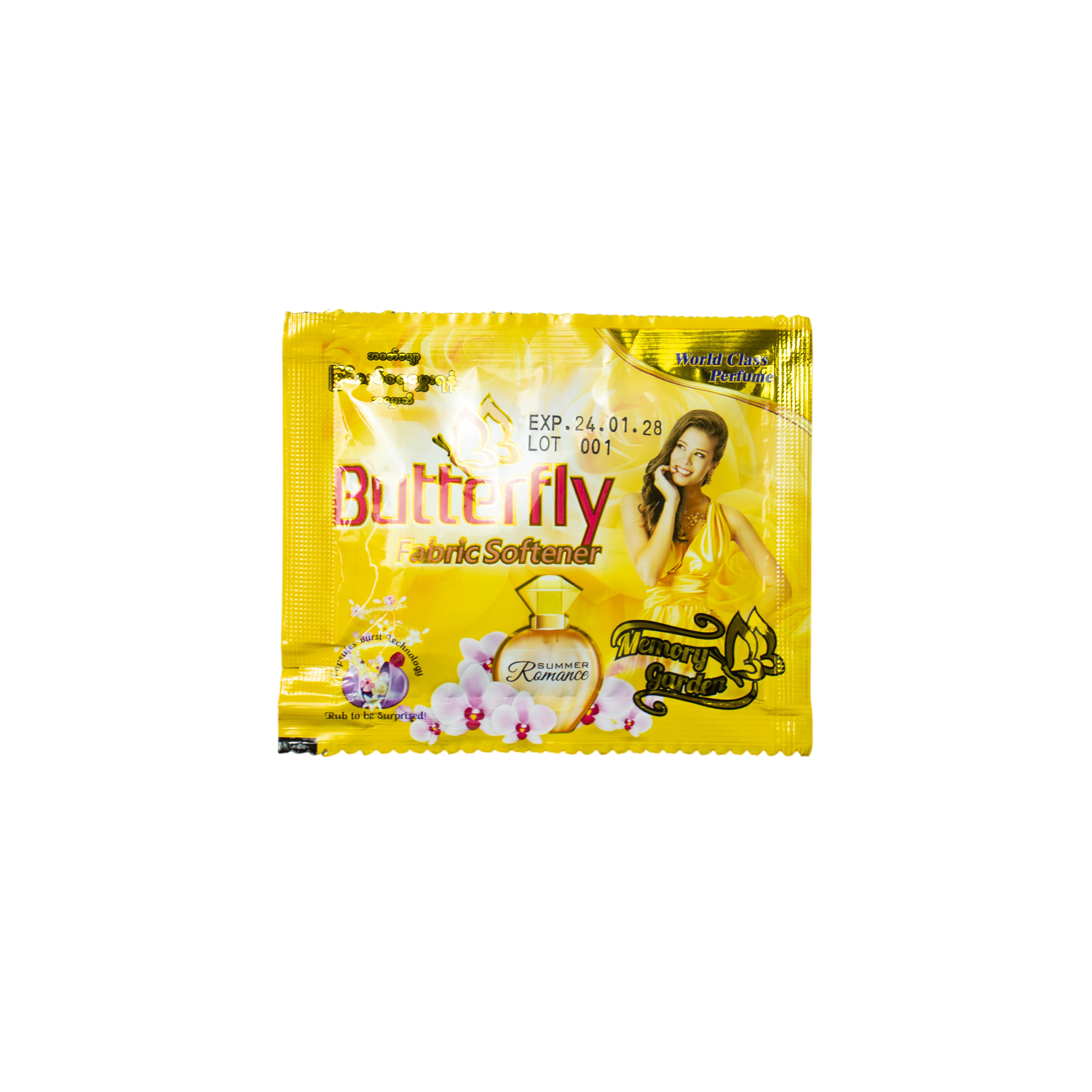 Butterfly Fabric Softener (Memory Garden) Summer Romance (Gold)