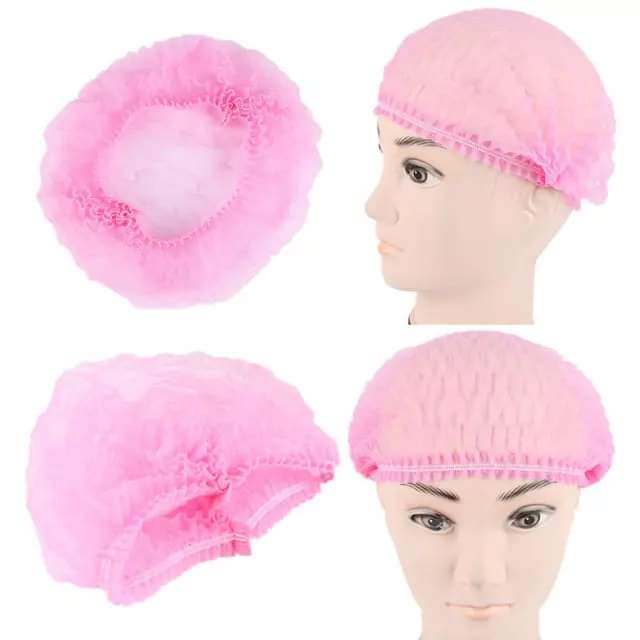 មួកសំណាញ់រុំសក់ (12pcs) / Disposable bouffant cap (12pcs)