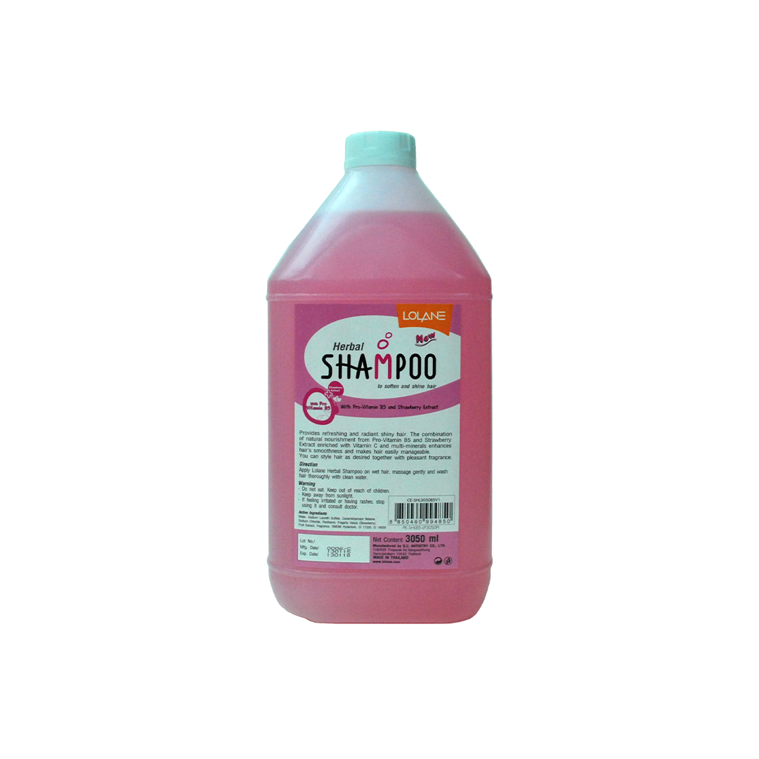 Herbal Shampoo with Pro-Vitamin B5 & Strawberry Extract