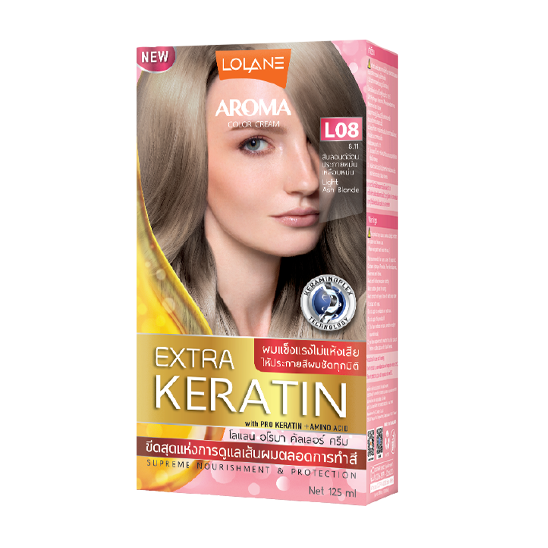 Aroma Color Cream Extra Keratin L08