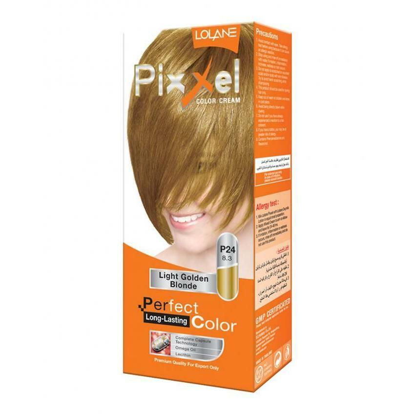 lolane pixxel color cream 50g p24 light golden blonde