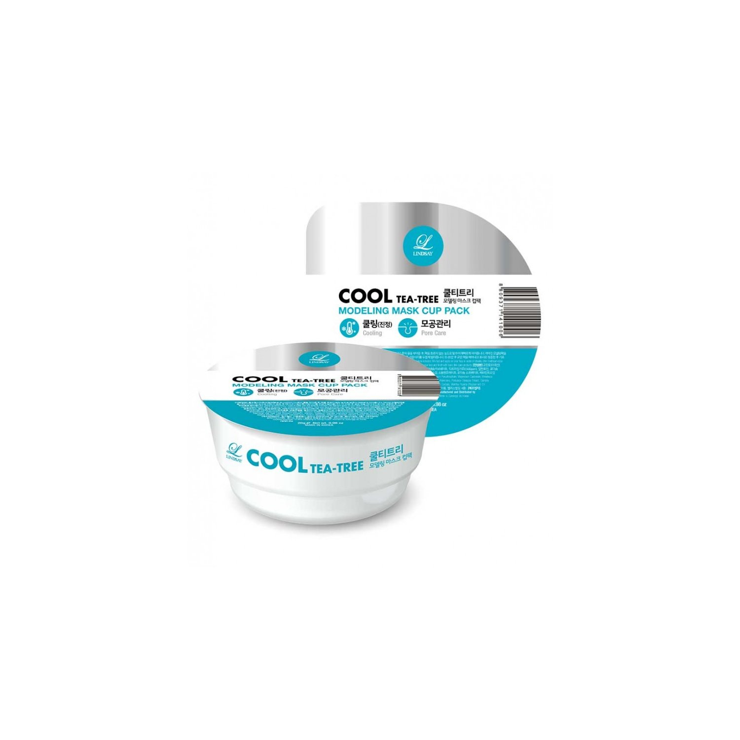 Lindsay Modeling Mask Cup Pack Cool Tea Tree