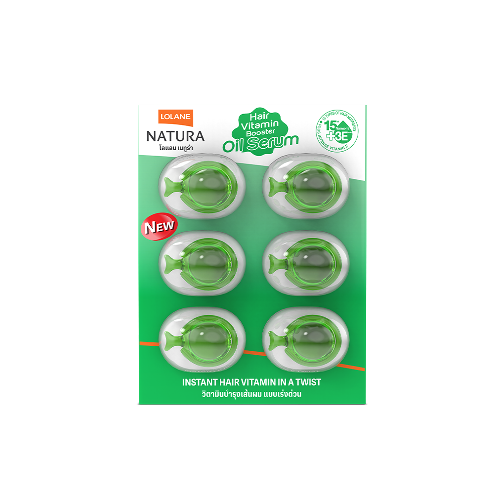 Lolane Hair Vitamin Booster Oil Serum (Box=6pes)