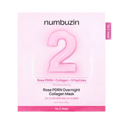 Numbuzin No.2 Rose PDRN Overnight Collagen Mask 4EA