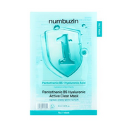 Numbuzin No.1 Pantothenic B5 Hyaluronic active clear Mask 4EA