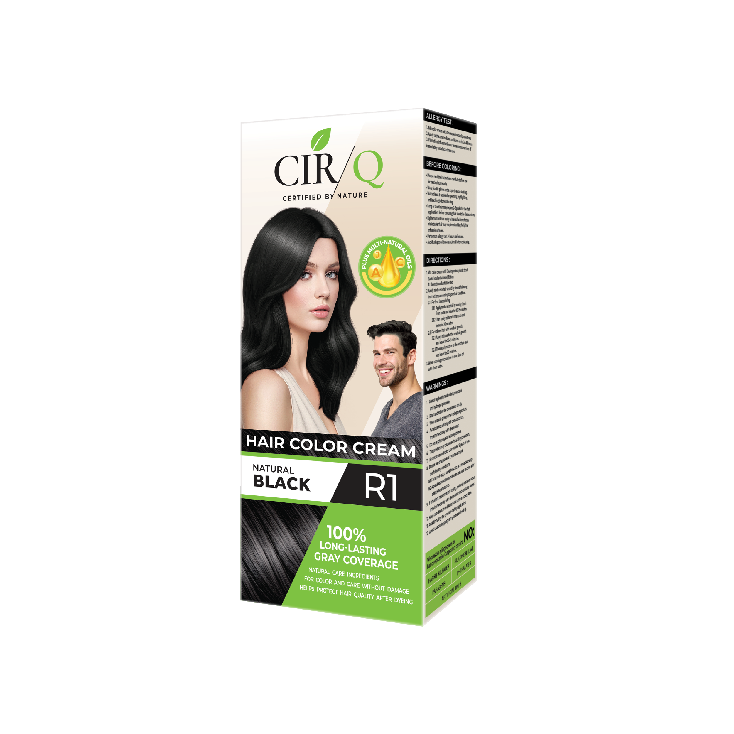 CIR Q Hair Color Cream R1