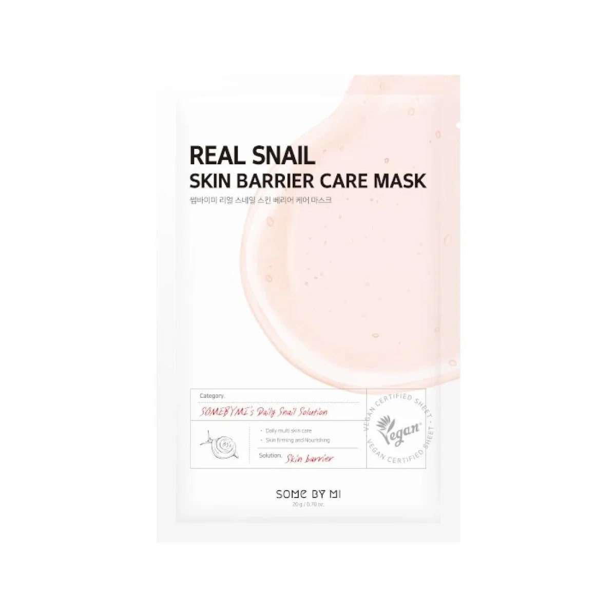 Some by mi Real Snail Skin Barrie Care Mask