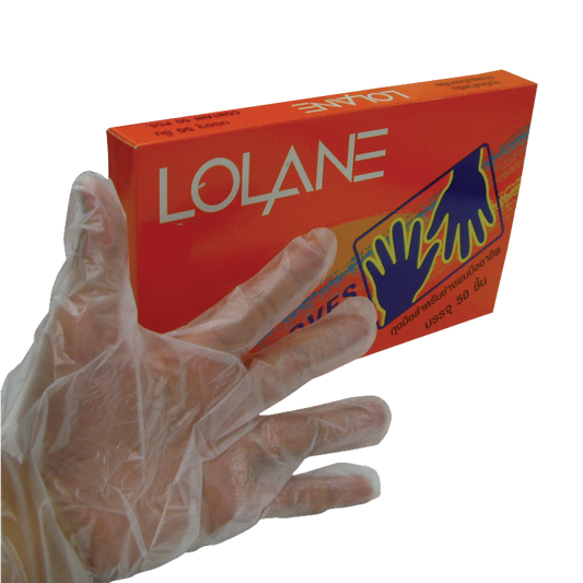 Lolane Plastic gloves 25 pairs
