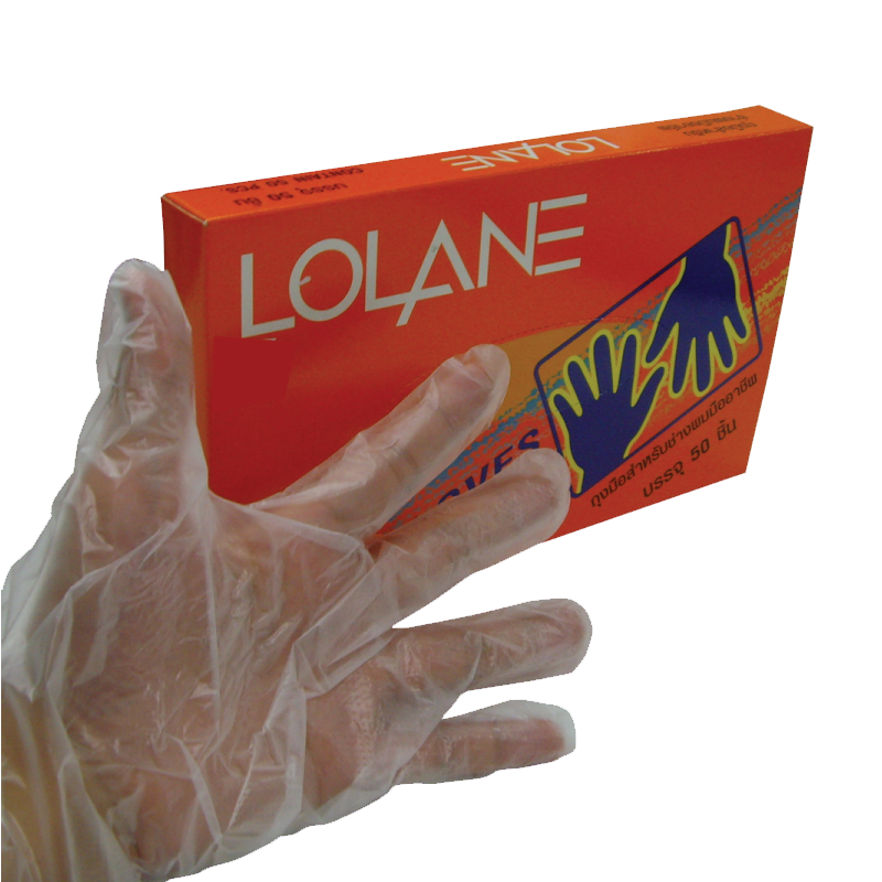 Lolane Plastic gloves 25 pairs