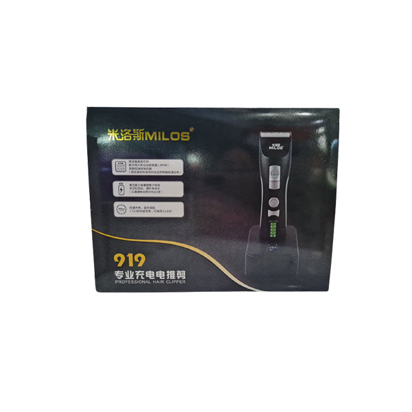 MILOS Professional Hair Clipper Black
